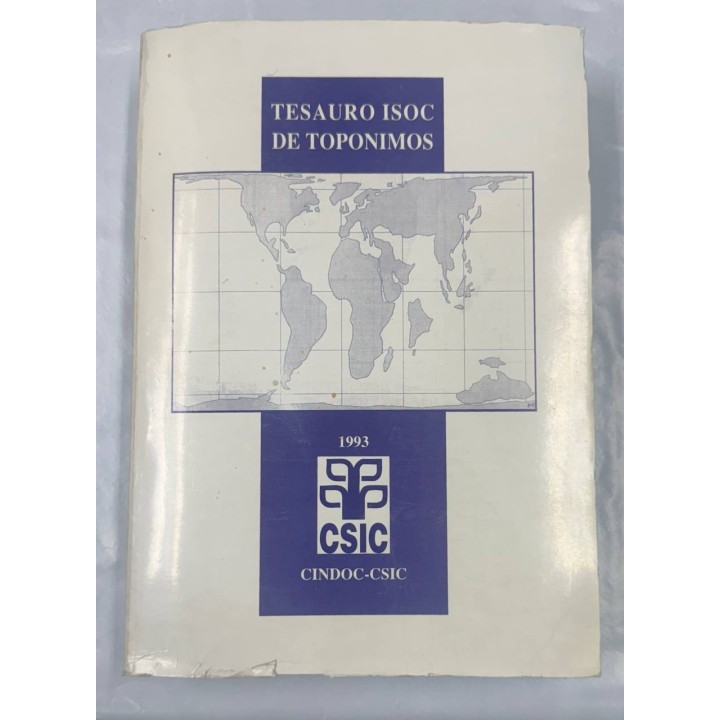 TESAURO ISOC DE TOPONIMOS (EDICIÓN PROVISIONAL).